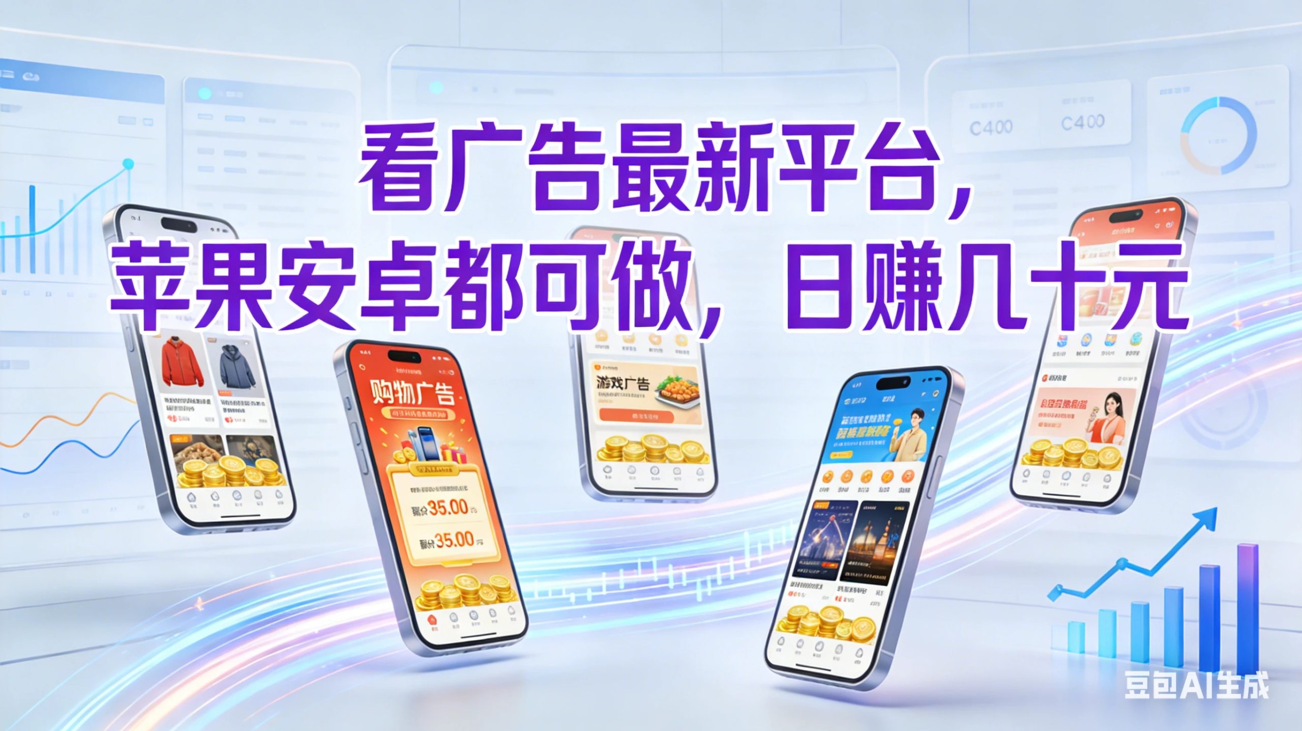 看广告最新平台，苹果安卓都可做，日赚几十元